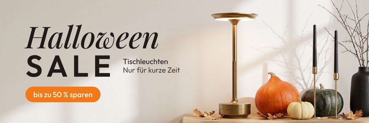 Halloween Sale – Tischleuchten bis zu 50 % sparen