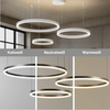 Tap-Light® Solevita Moderne LED Deckenleuchte dimmbar für Wohnzimmer Tap-Light
