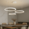 Tap-Light® Solevita Moderne LED Deckenleuchte dimmbar für Wohnzimmer Tap-Light