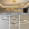 Tap-Light® Solevita Moderne LED Deckenleuchte dimmbar für Wohnzimmer Tap-Light