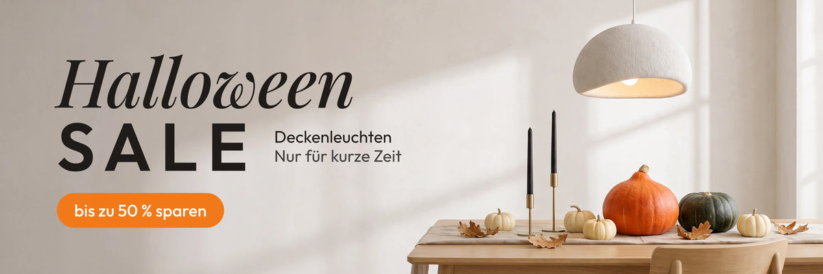 Halloween Sale – Deckenleuchten bis zu 50 % sparen