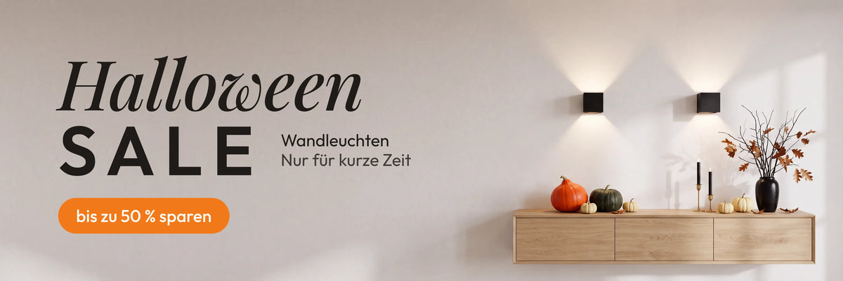 Halloween Sale – THEÁ Wandleuchten, bis zu 50 % sparen