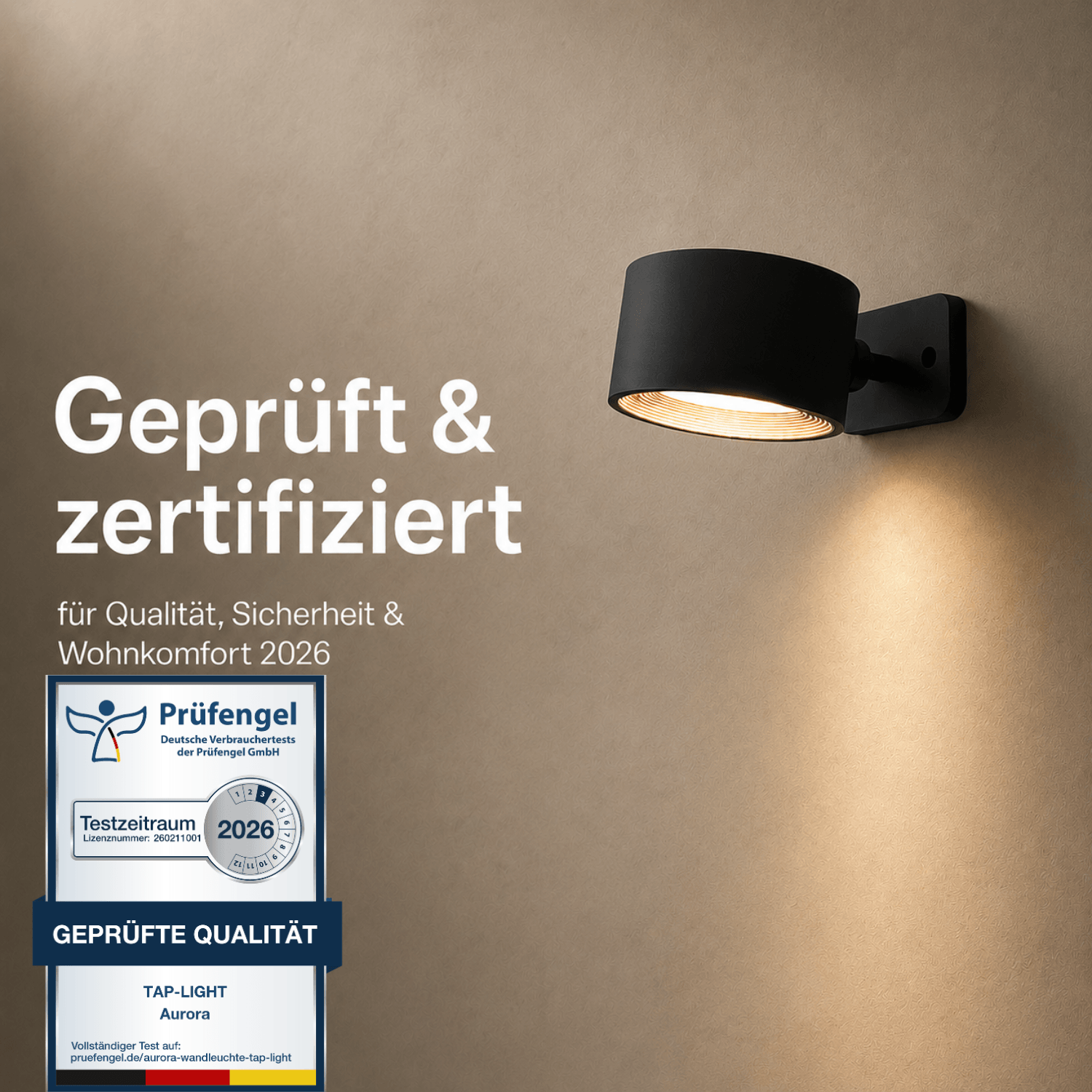 Tap-Light® - Aurora Award Winner 2025 Tap-Light