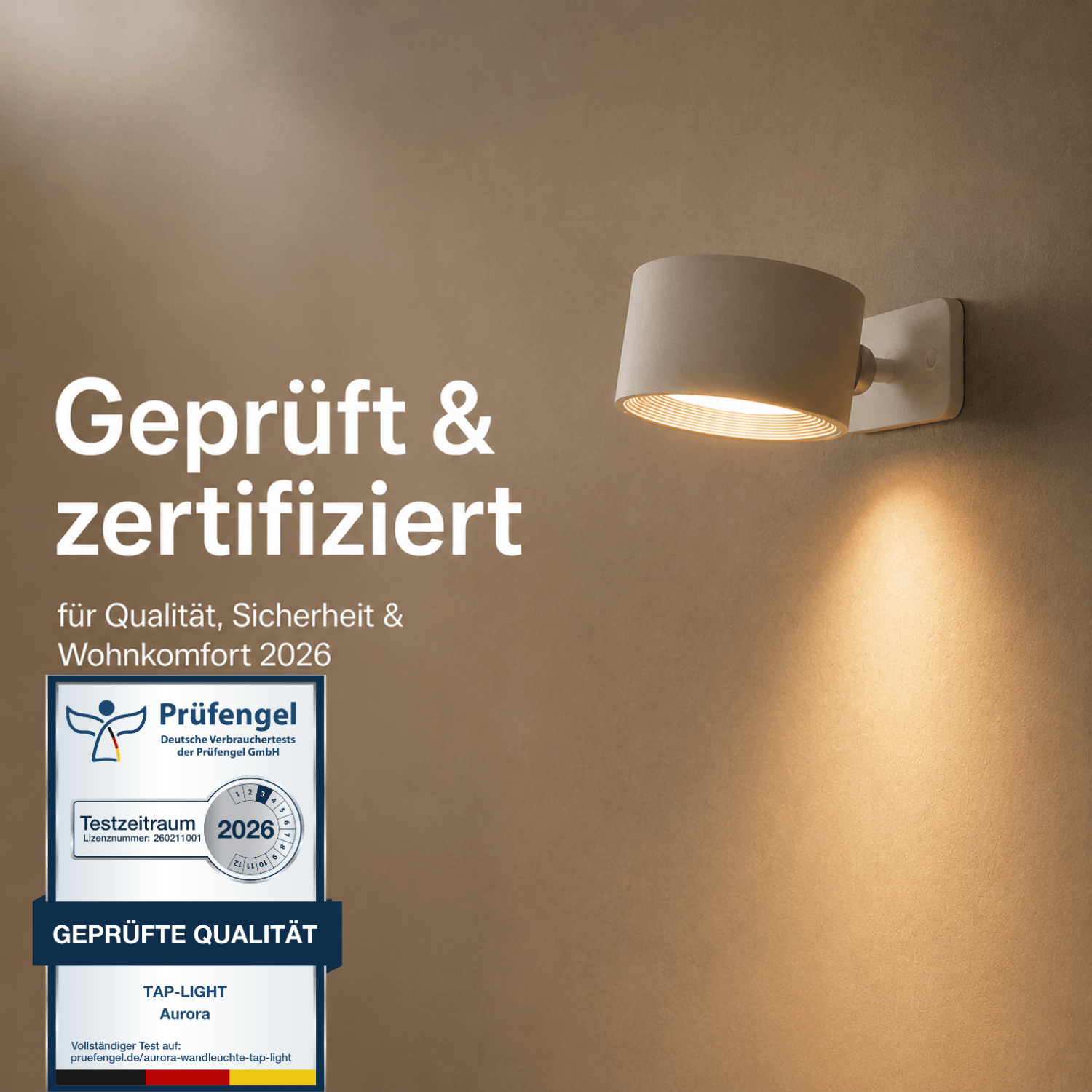 Tap-Light® - Aurora Award Winner 2025 Tap-Light